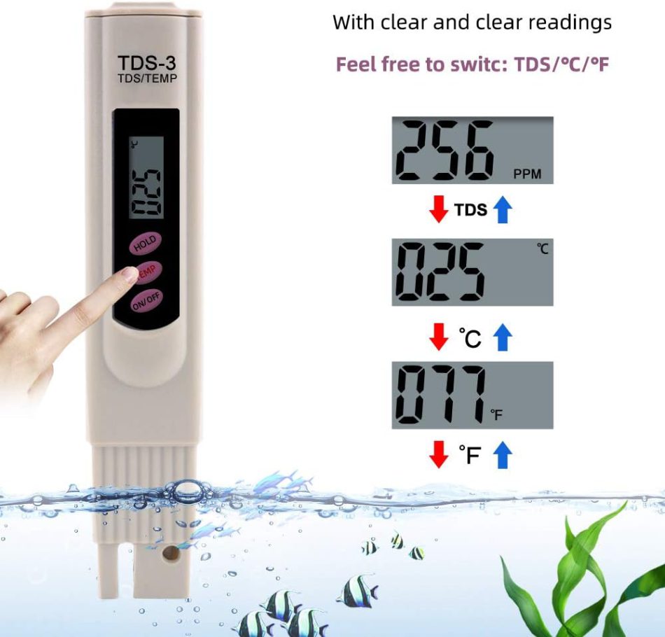 روش کار با دستگاه tds سنج