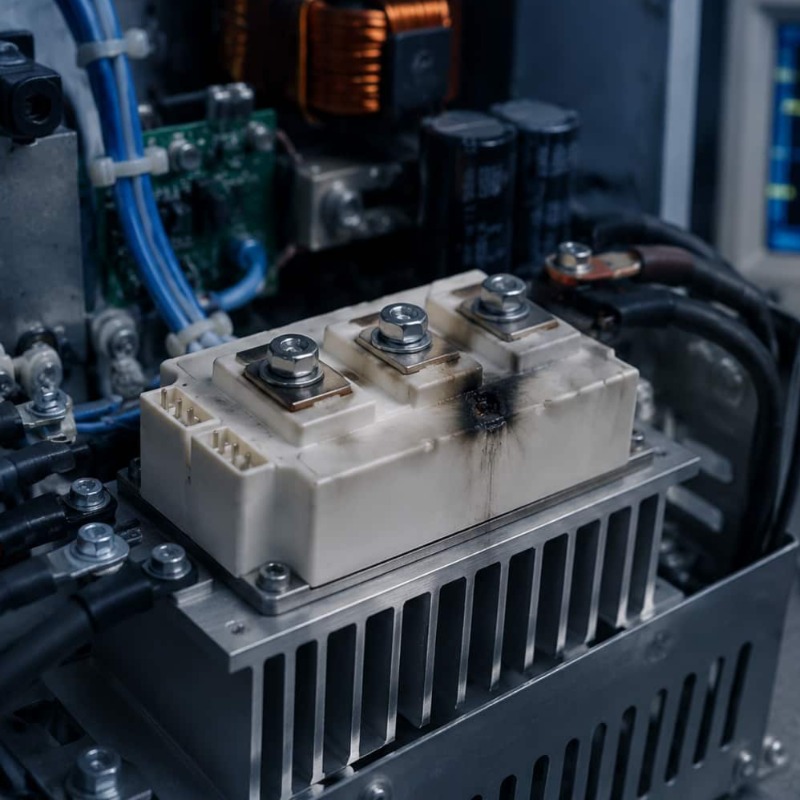 علت سوختن IGBT درایو با موتور سالم؛ بررسی تخصصی و راهکارهای پیشگیری